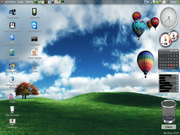 Gnome Meu Ubuntu 9.04 desktop